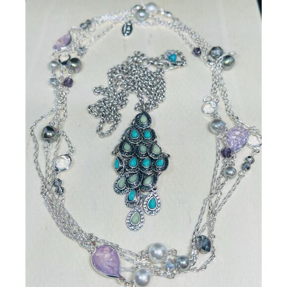 Lucky brand necklace, lucky brand jewelry, Anne taylor necklace, Vintage jewelry - Picture 2 of 4